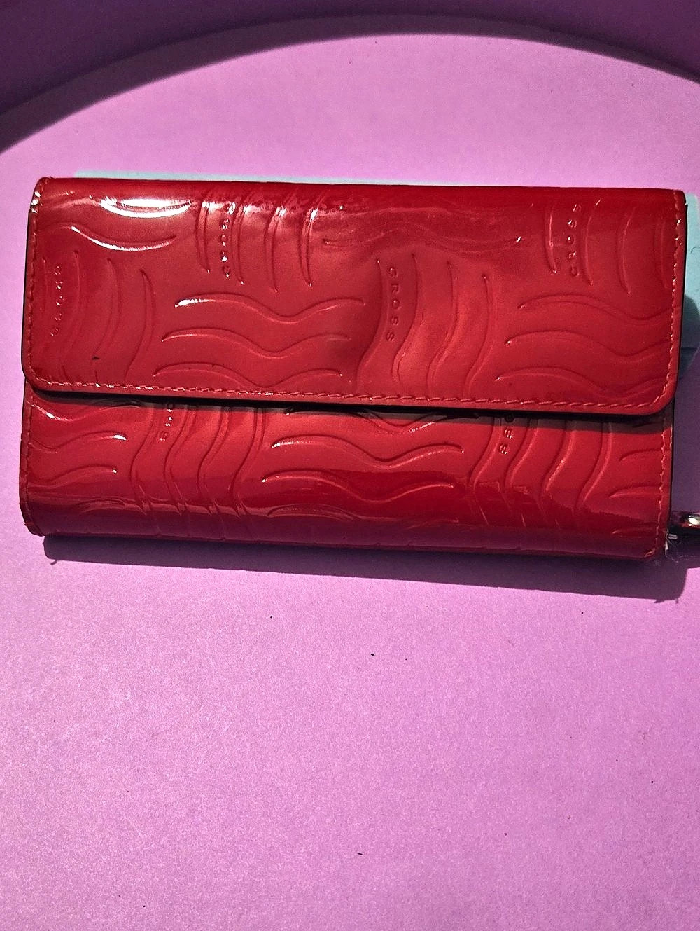 Red Zip-Around Wallet
